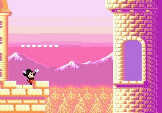 une photo d'Ã©cran de Castle of Illusion sur Sega Megadrive